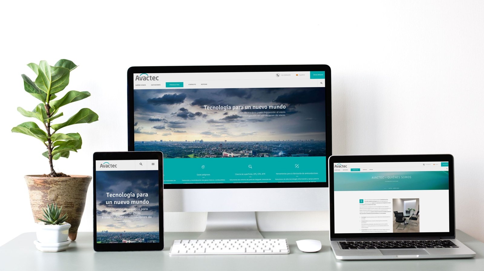 Avactec Web Multilingüe, Branding y Página Web Multilingüe en español e inglés y optimización SEO, gestión de contenidos en Blog en español e inglés, Nuestros Trabajos TobeOnline, Agencia Creativa y Soluciones Digitales TobeOnline Consultores
