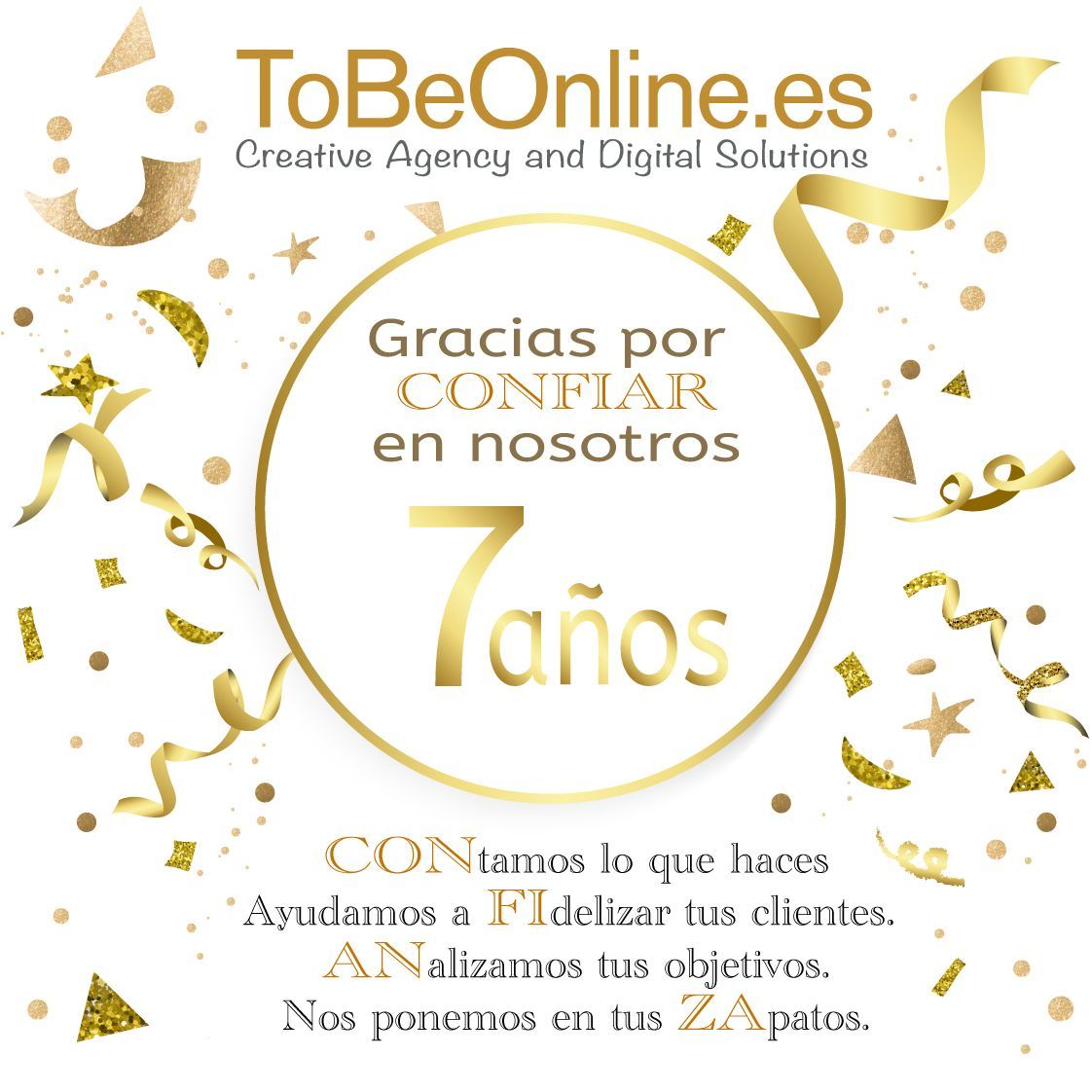 La confianza nos mantiene unidos, cumplimos 7 años